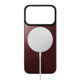 Nomad iPhone 17 Pro/iPhone 18 Pro Deksel Mag Leather Back Burgundy