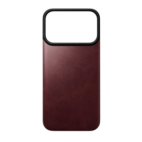 Nomad iPhone 17 Pro/iPhone 18 Pro Deksel Mag Leather Back Burgundy