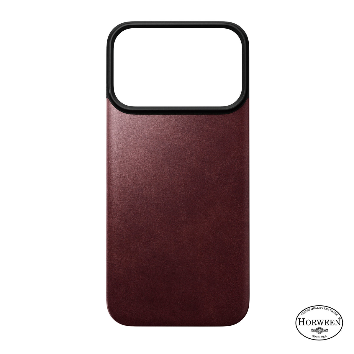 Nomad iPhone 17 Pro/iPhone 18 Pro Deksel Mag Leather Back Burgundy