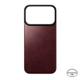 Nomad iPhone 17 Pro/iPhone 18 Pro Deksel Mag Leather Back Burgundy