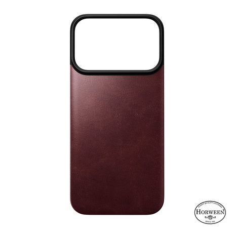 Nomad iPhone 17 Pro/iPhone 18 Pro Deksel Mag Leather Back Burgundy