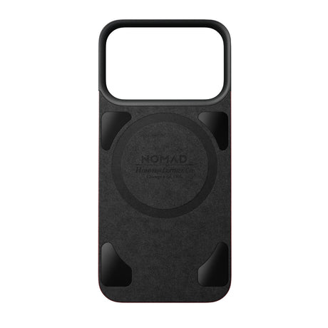 Nomad iPhone 17 Pro/iPhone 18 Pro Deksel Mag Leather Back Burgundy