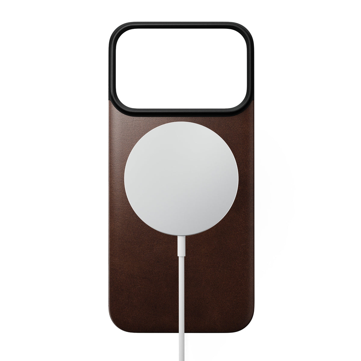 Nomad iPhone 17 Pro/iPhone 18 Pro Deksel Mag Leather Back Rustic Brown