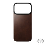 Nomad iPhone 17 Pro/iPhone 18 Pro Deksel Mag Leather Back Rustic Brown