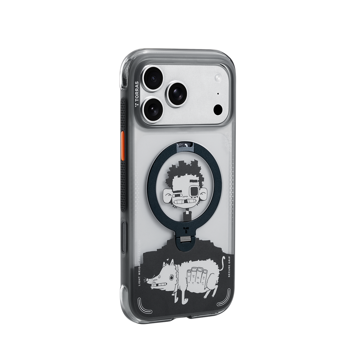 Torras iPhone 17 Pro Deksel Ostand Q3 Air Gawx Dawnbreak Guard