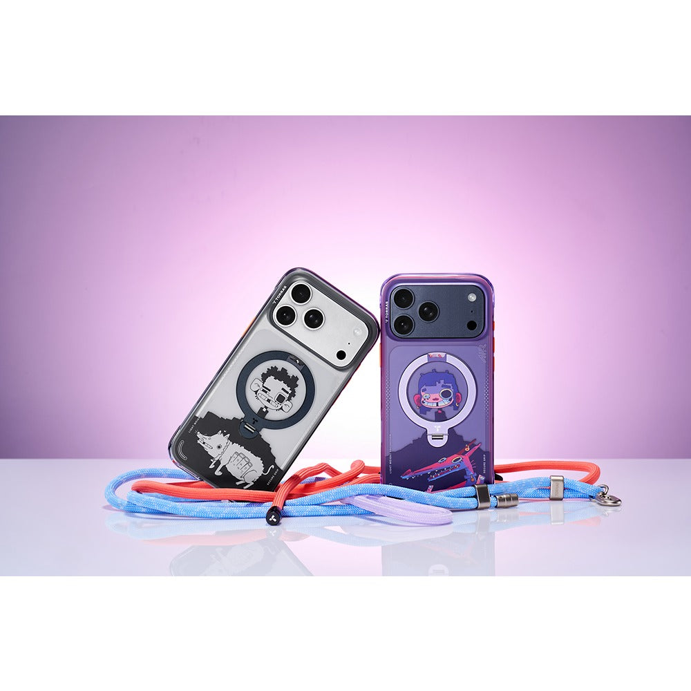 Torras iPhone 17 Pro Max Deksel Ostand Q3 Air Gawx Neon Night Muse