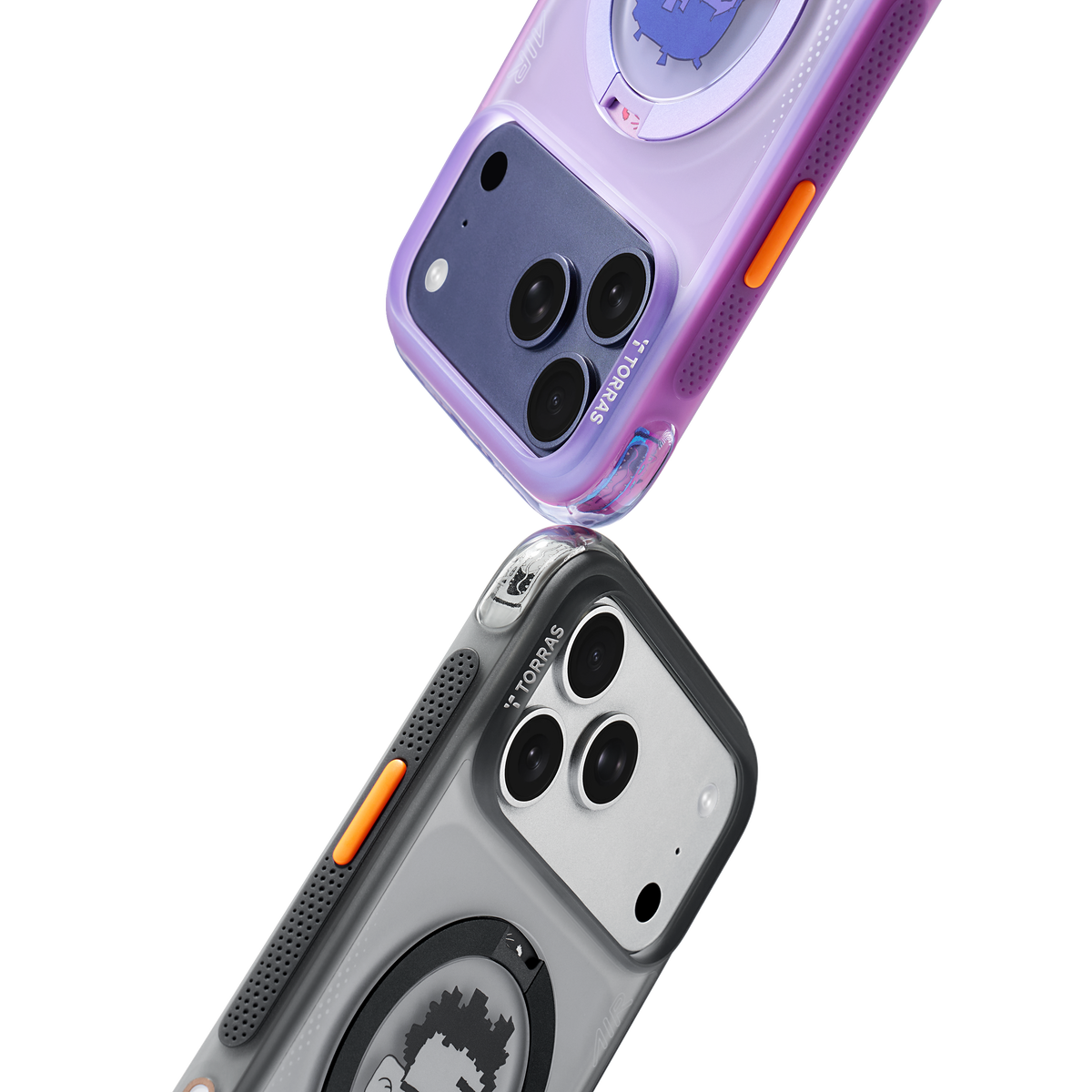 Torras iPhone 17 Pro Max Deksel Ostand Q3 Air Gawx Neon Night Muse