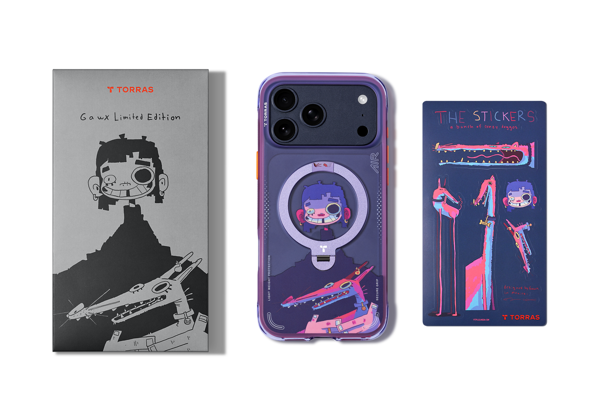Torras iPhone 17 Pro Deksel Ostand Q3 Air Gawx Neon Night Muse