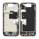 Midtramme med smådeler til iPhone 16 Pro - sandfarget titan OEM