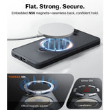 Torras Samsung Galaxy S26 Deksel Ostand Q3 Spin Obsidian Black