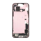 Midtramme med smådeler for iPhone 15 Plus - rosa OEM