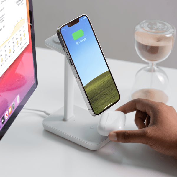 Twelve South Trådløs lader HiRise Three MagSafe Hvit