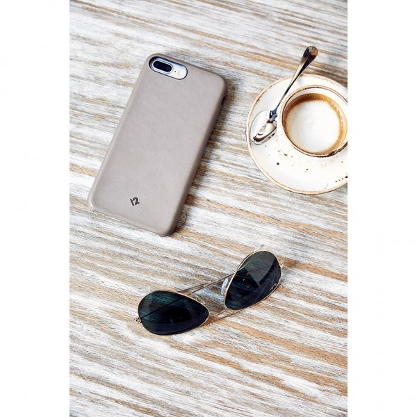 Twelve South iPhone 7 Plus/iPhone 8 Plus Deksel Relaxed Leather Cognac
