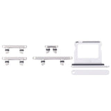 Knapper og SIM-kortholder for iPhone 16 og 16 Plus - Hvit