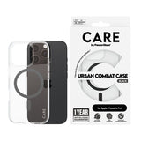 CARE by PanzerGlass iPhone 16 Pro Deksel Urban Combat MagSafe Svart Transparent