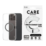 CARE by PanzerGlass iPhone 16 Pro Max Deksel Urban Combat MagSafe Svart Transparent