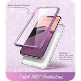 Supcase iPhone 14 Plus Deksel Cosmo Purple Marble