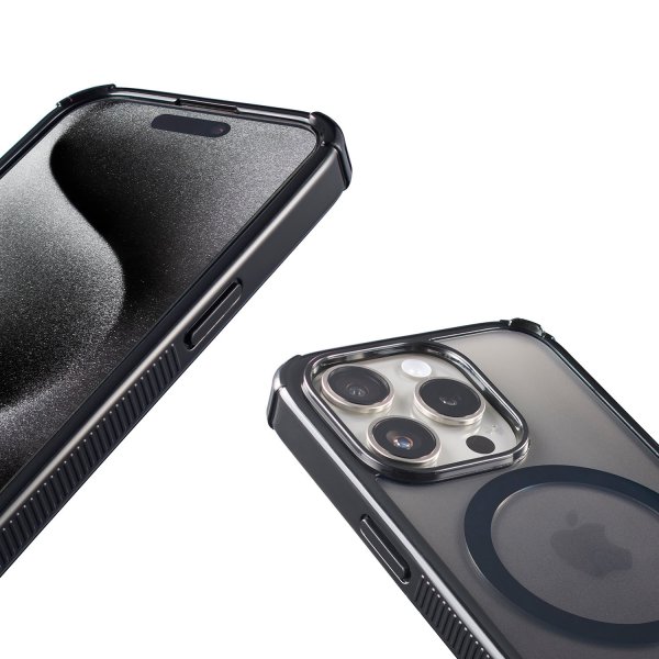 Hama iPhone 16 Pro Deksel Extreme Protect MagLine Svart