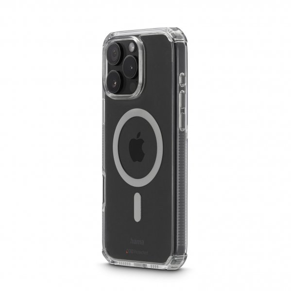 Hama iPhone 16 Pro Max Deksel Extreme Protect MagLine Transparent