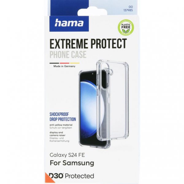 Hama Samsung Galaxy S24 FE Deksel Extreme Protect Transparent