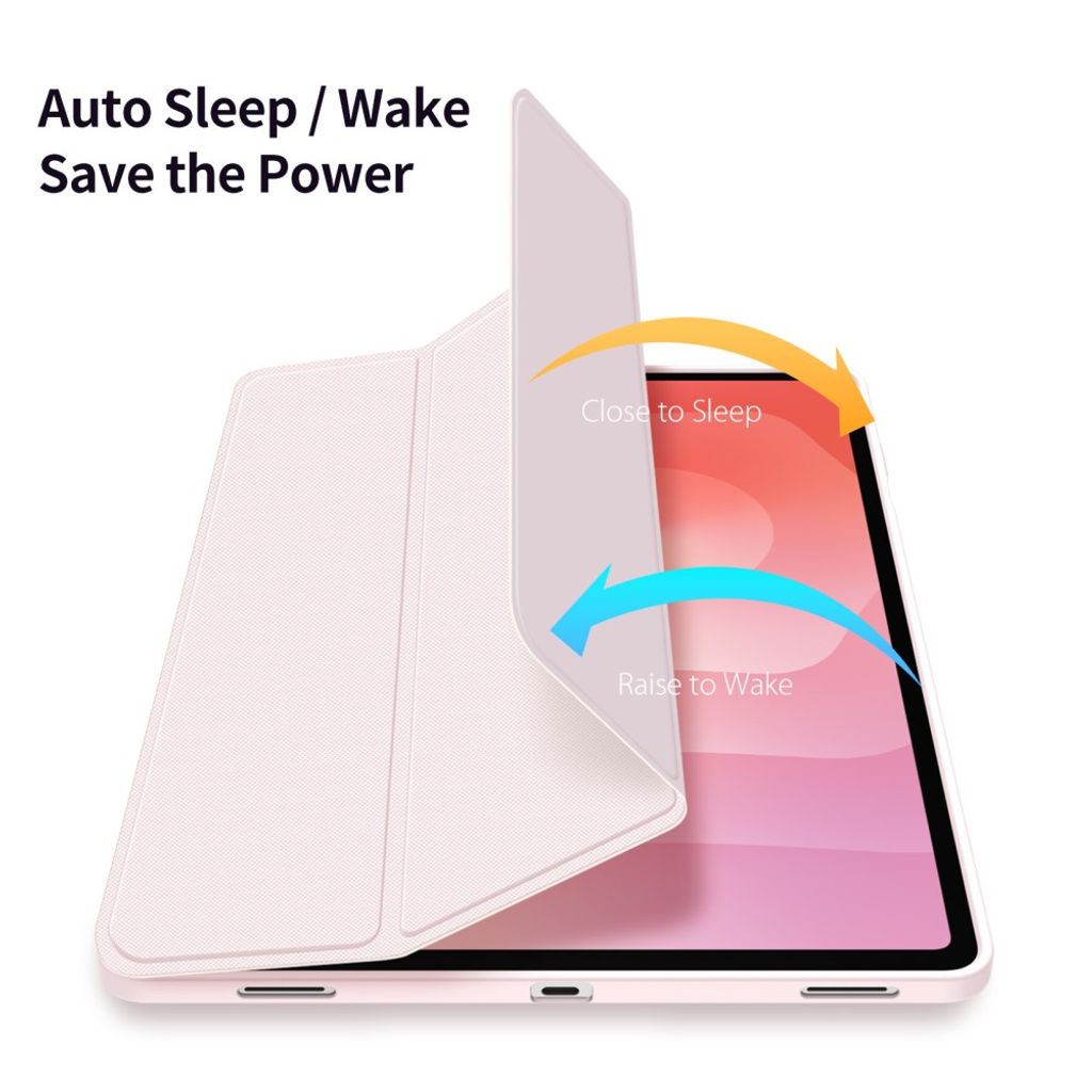 Dux Ducis Samsung Galaxy Tab S12 Plus Etui TOBY Series Rosa