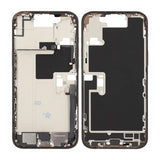 Midtramme med smådeler for iPhone 16 Pro Max - sandfarget titan OEM