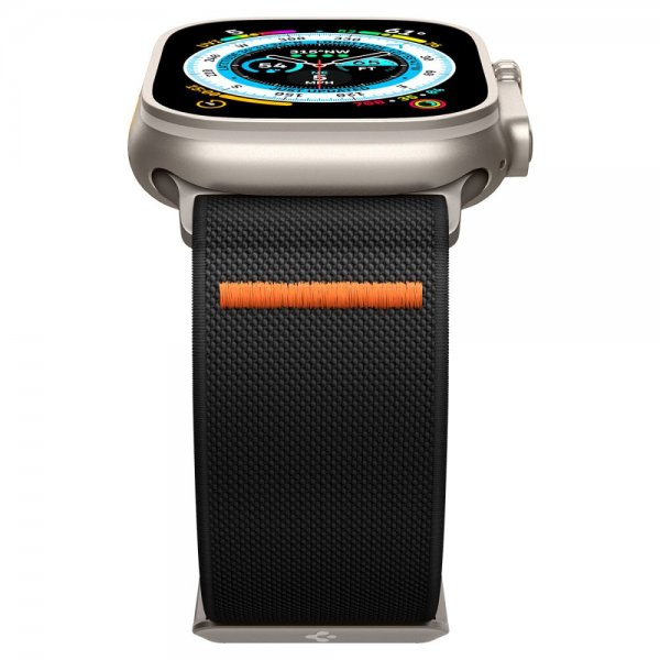 Spigen Apple Watch 44/45/46mm/Watch Ultra 49mm Armbånd Lite Fit Ultra Svart