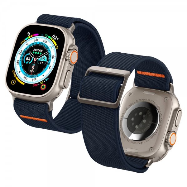 Spigen Apple Watch 44/45/46mm/Watch Ultra 49mm Armbånd Lite Fit Ultra Navy
