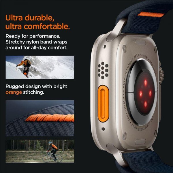 Spigen Apple Watch 44/45/46mm/Watch Ultra 49mm Armbånd Lite Fit Ultra Navy