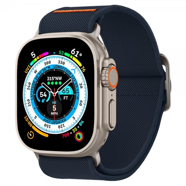 Spigen Apple Watch 44/45/46mm/Watch Ultra 49mm Armbånd Lite Fit Ultra Navy