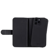 holdit iPhone 12/iPhone 12 Pro Etui WalletCase Extended Löstagbart Deksel Svart