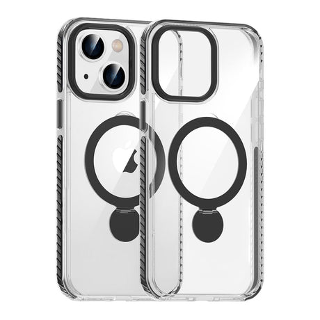 iPhone 13/14 Deksel Ringstativ MagSafe Klar Svart
