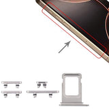 Knapper og SIM-kortholder for iPhone 15 Pro og 15 Pro Max - Naturlig titan
