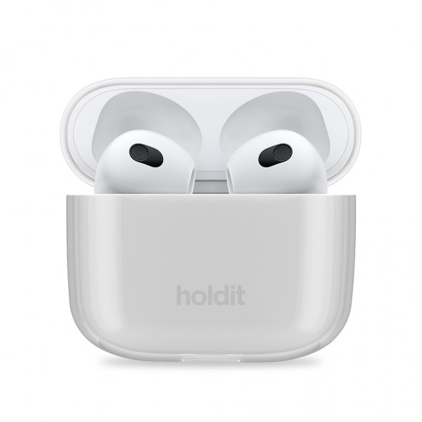 holdit AirPods 3 Deksel Seethru Hvit
