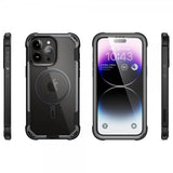 Supcase iPhone 15 Pro Max Deksel Ares Mag Svart