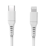 Gear Ladekabel USB-C til Lightning 3m MFI Hvit.