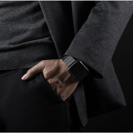 Pitaka Apple Watch Armbånd Carbon Fiber Watch Band Modern