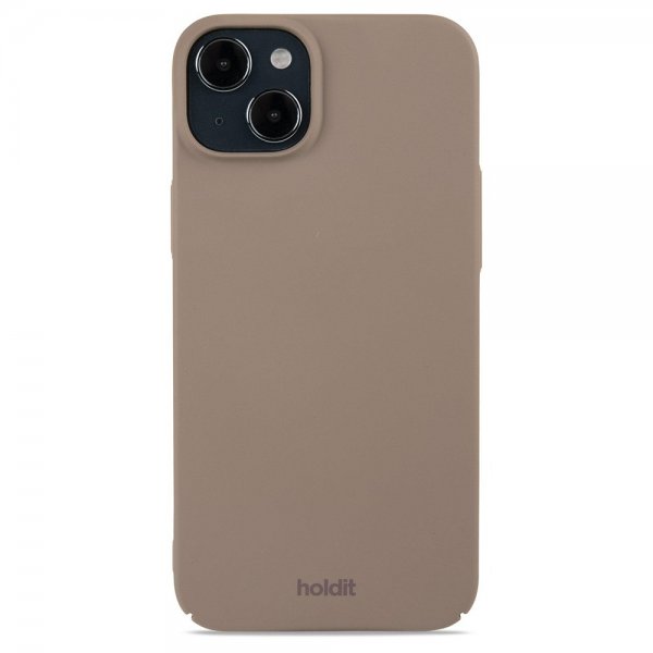 holdit iPhone 15 Plus Deksel Slim Case Mocha Brown