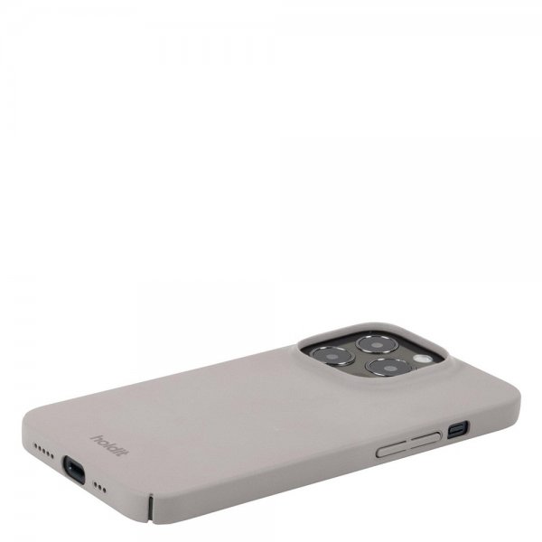 holdit iPhone 15 Pro Deksel Slim Case Taupe