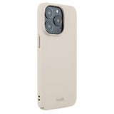 holdit iPhone 15 Pro Deksel Slim Case Light Beige