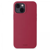holdit iPhone 15 Deksel Silikon Red Velvet