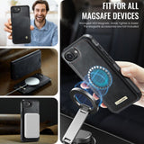CaseMe iPhone 16e/iPhone 17e Etui C49 Series Svart