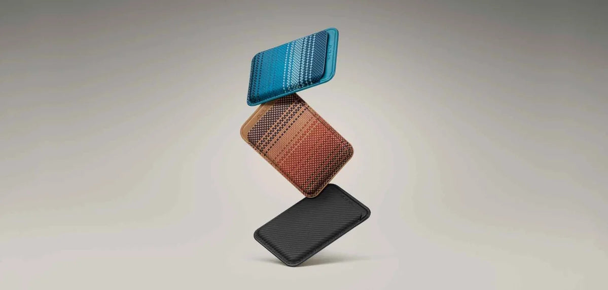 Pitaka Kortholder Magnetic Woven Wallet Moonrise