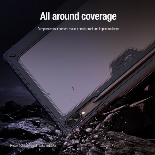 Nillkin Samsung Galaxy Tab S9 Plus/S10 Plus Etui Bumper Leather Case Pro Svart