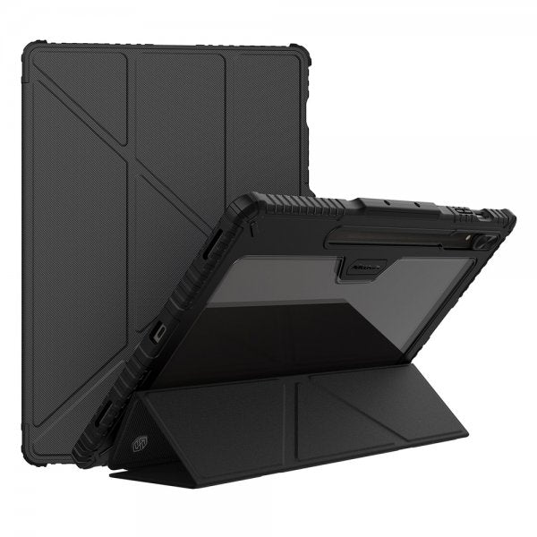 Nillkin Samsung Galaxy Tab S9 Plus/S10 Plus Etui Bumper Leather Case Pro Svart