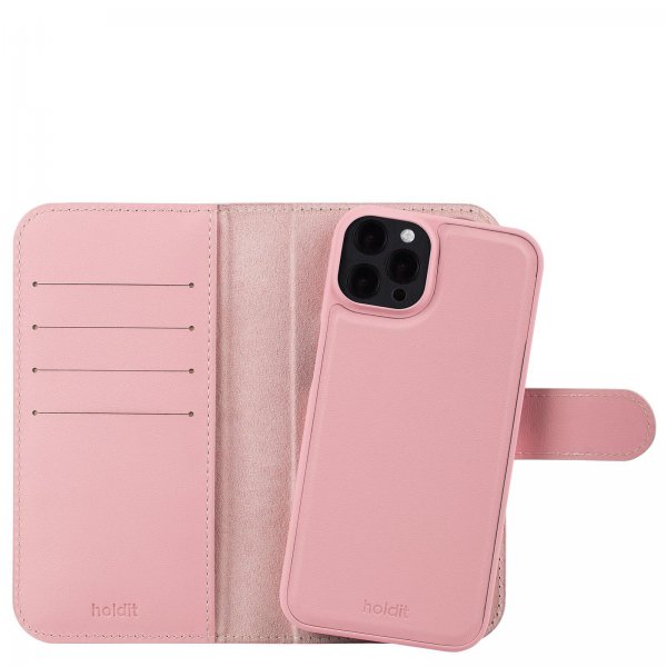 holdit iPhone 12/iPhone 12 Pro Etui Wallet Case Magnet Plus Rosa