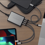 Satechi 165W GaN PD charger with 4 USB-C outlets