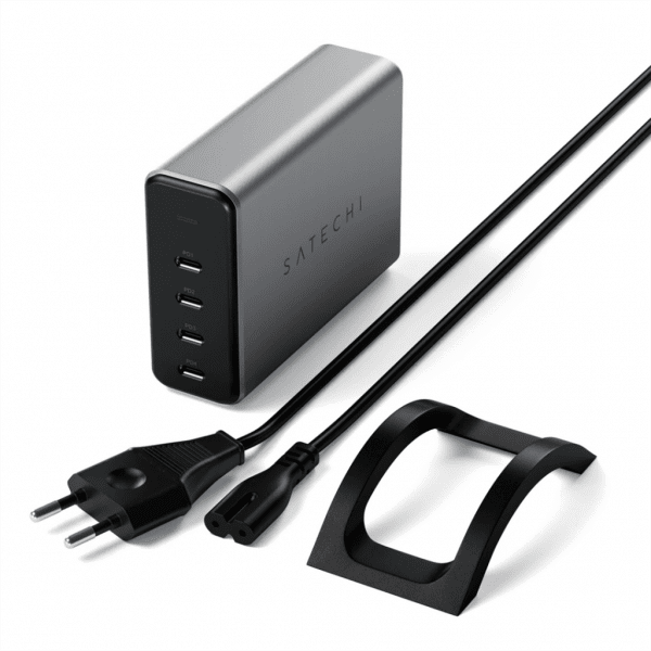 Satechi 165W GaN PD charger with 4 USB-C outlets