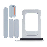 Knapper og SIM-kortholdere for iPhone 15 og 15 Plus - Blå