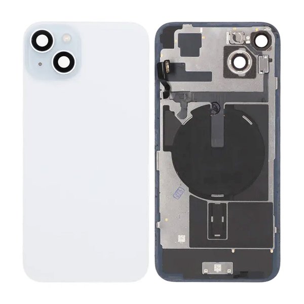 iPhone 15 Plus Baksideglass Komplett OEM - Blå